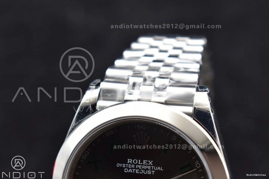 642 VS Roman Green SS Gray on 126334 VSF FashionForward Best 41 Jubilee Edition 904L Bracelet DateJust Steel Dial 1:1 0402